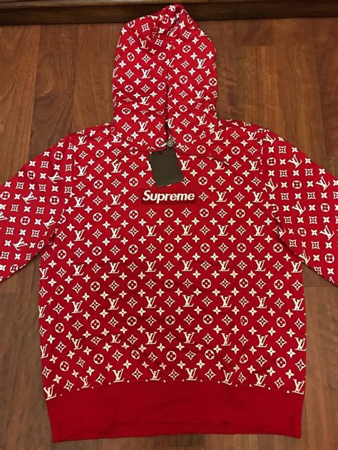 supreme louis vuitton sweatshirt|louis vuitton x supreme outlet.